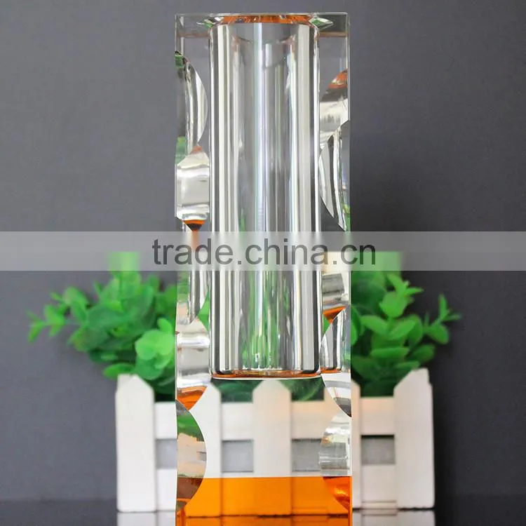 wholesale chinese square glass flower vase painting designs