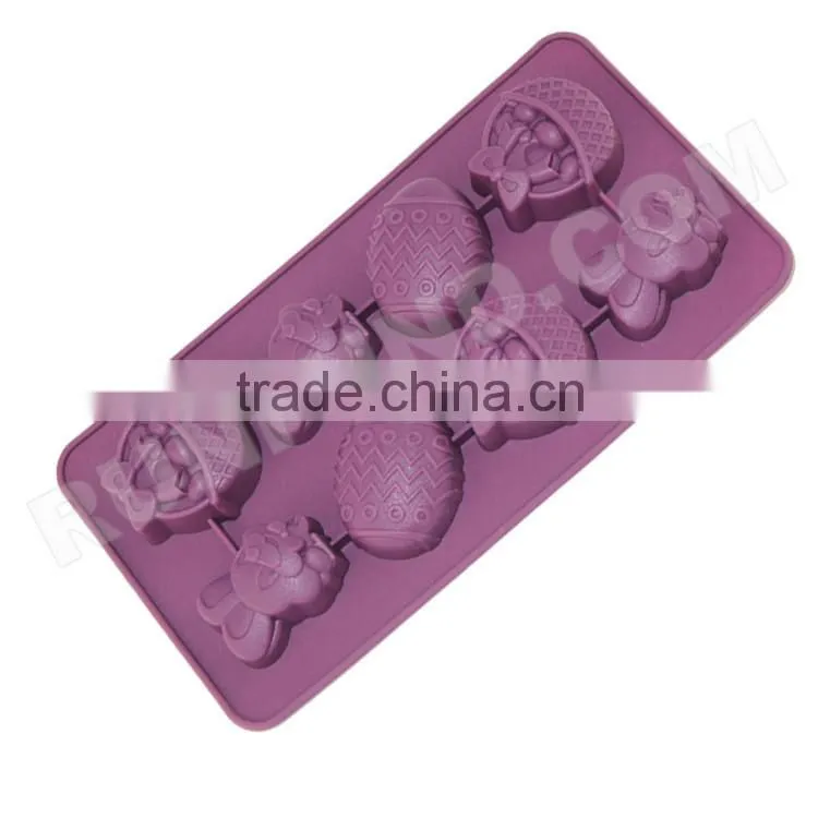 Various Silicone Carton Animal Ice Tray of Purple