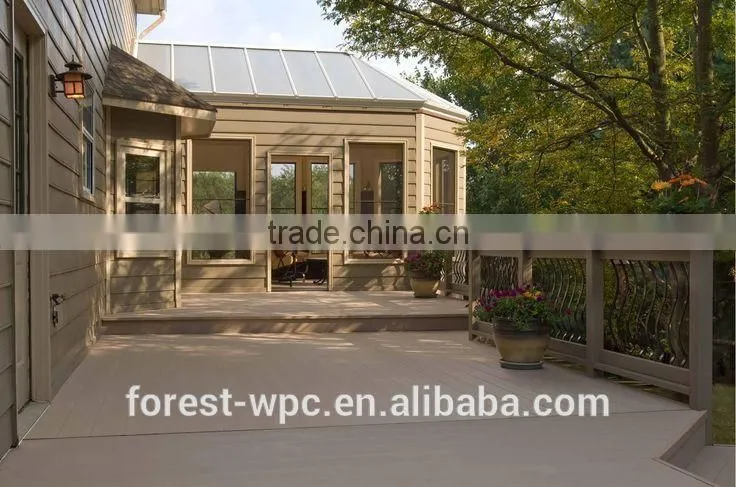 Environment Friendly WPC Decorative Exterior Decking Material