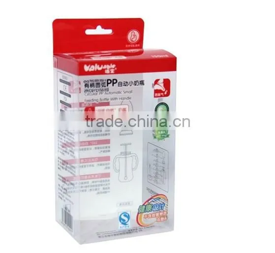 2016 Soft crease clear pvc packaging box