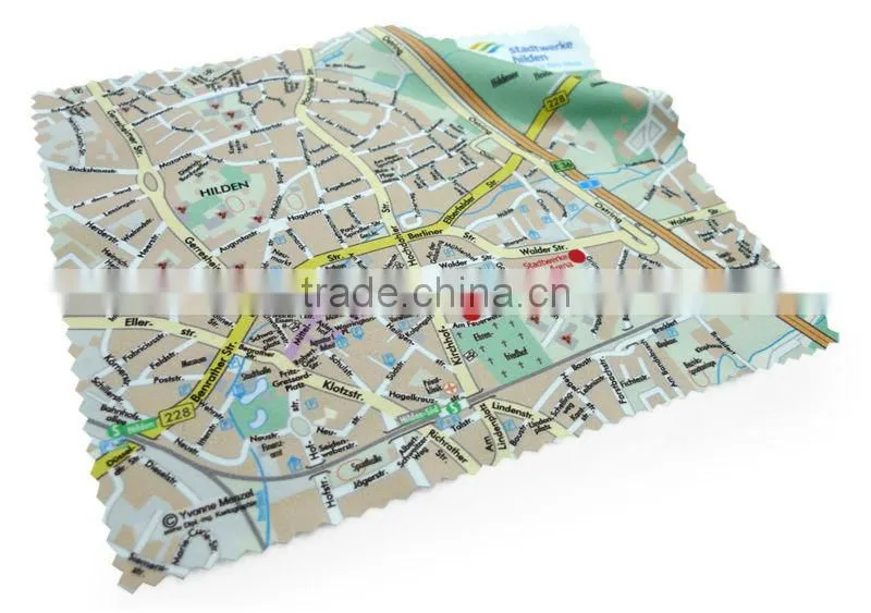 2016 custom print microfiber cleaning cloth