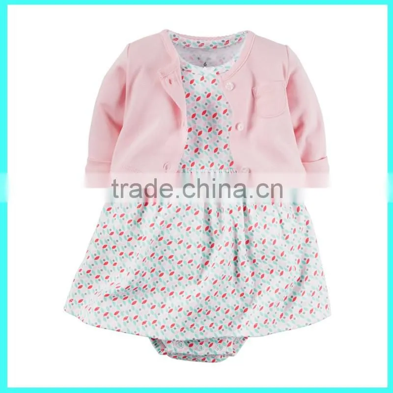 Professional toddler boutique clothing girls lovely new style baby dress designs