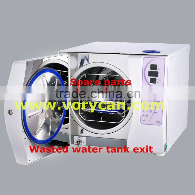 18Liters Medical Dental autoclave steam sterilizer B class with CE ISO 13485 3 years warranty