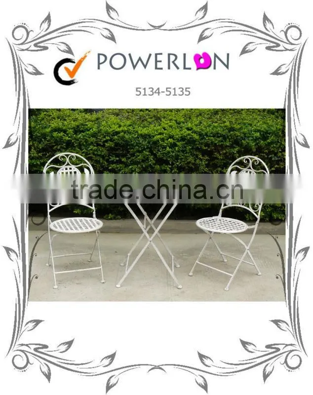 Hot Selling Antique White Folding Beach Chiar For Patio Garden Backyard