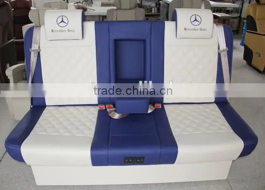 Blue&white--MPV,VAN,motor homes modifild three sofa bed ,Customized car seat
