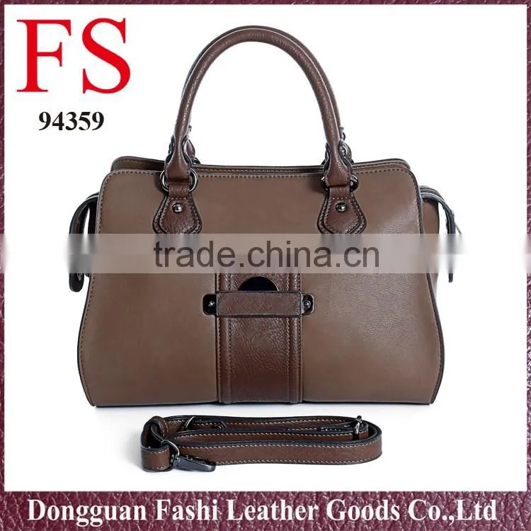 Wholesale China Girls Popular Black PU Leather School Backpacks