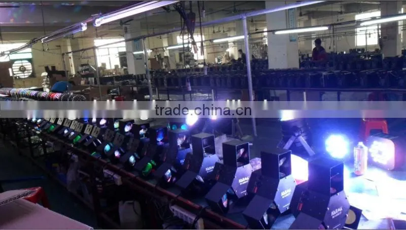 12x3W LED RGB Scanner Mirror Party Effect DJ Light Stage Disco Dancing Triangle