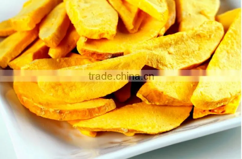 Chinese Healthy Snack Frozen Dried FD Dried Fruit Dried Yellow Peaches