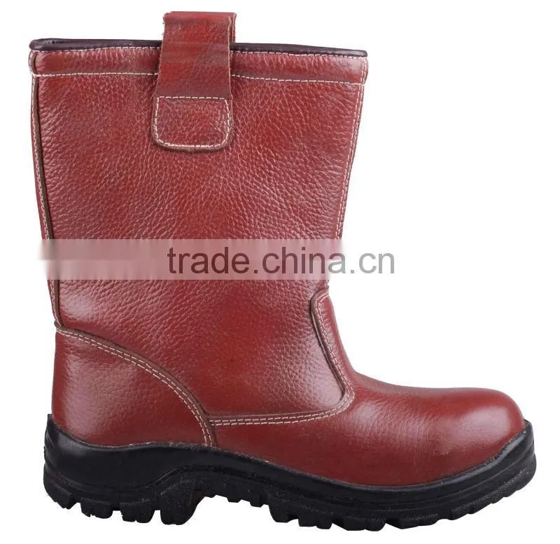 genuine leather steel toe cap high ankle safety boots liberty industrial safety boots men's work boots