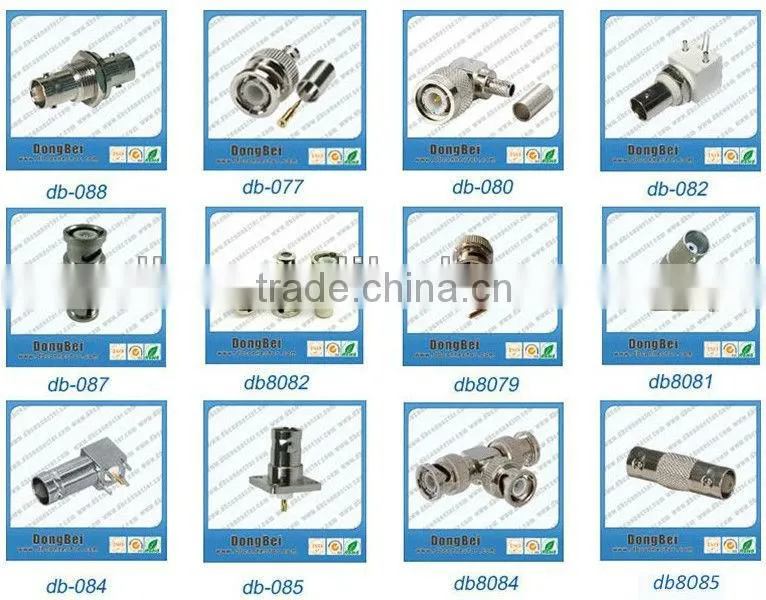BNC Female to RCA Male Adapter Cable Connectors