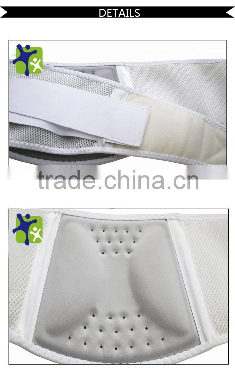 Breathable lumbar support with strengthen belt,Medical back support
