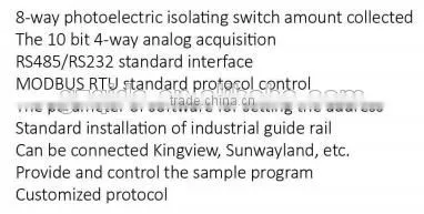 Support RS232/RS485 Industrial GSM GRPS Remote Terminal Unit RTU