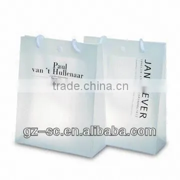 Plastic Bag With Printed Logo and Handle SC02002