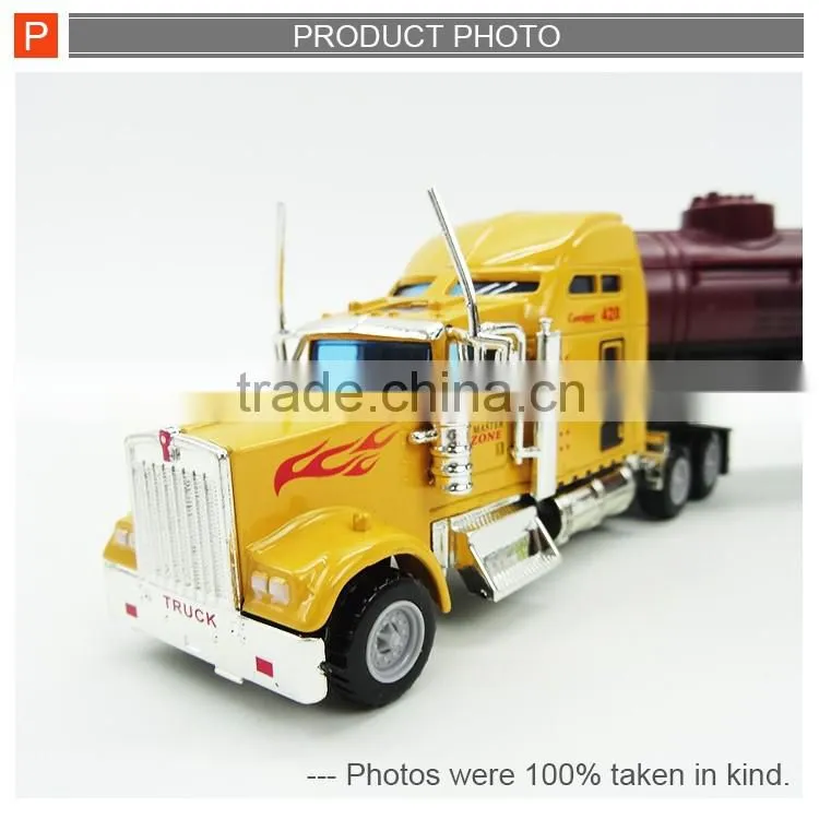 Custom miniature metal toy diecast container truck