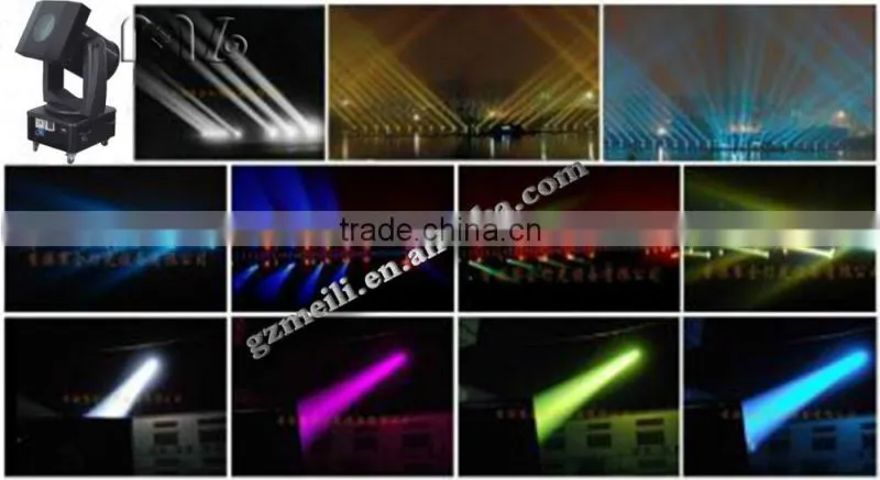outdoor moving head changing color search lighting