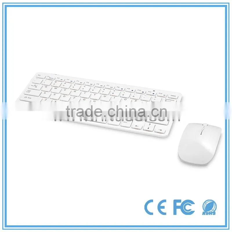 2015 most hot selling 2.4G wireless mini computer keyboard Mouse