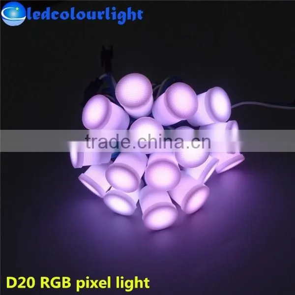 High quality PC 20mm RGB pixel lights