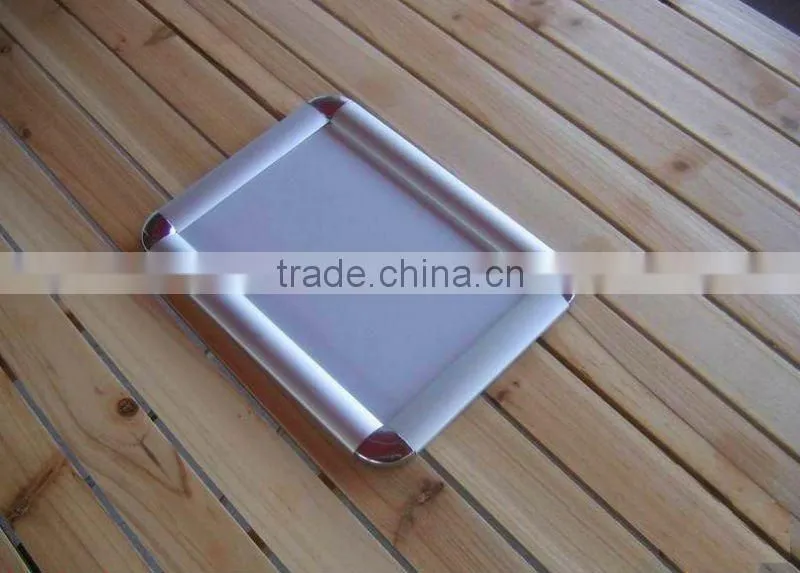 clip aluminum photo frame, a1 a2 a3 a4 metal poster frame, poster clip snap frame