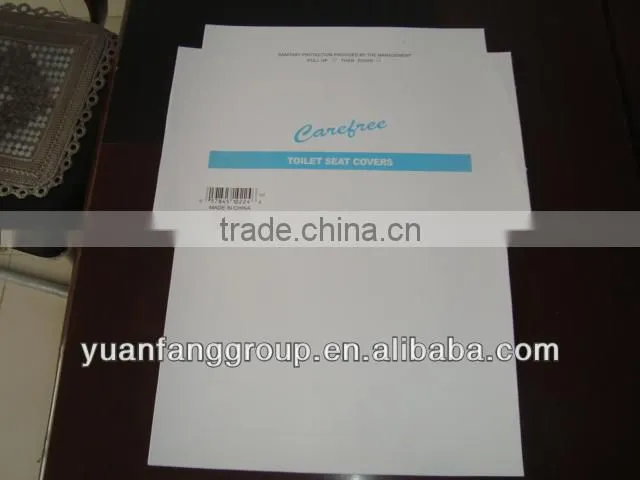 paper toilet seat cover/disposable toilet seat cover/disposable paper toilet seat cover