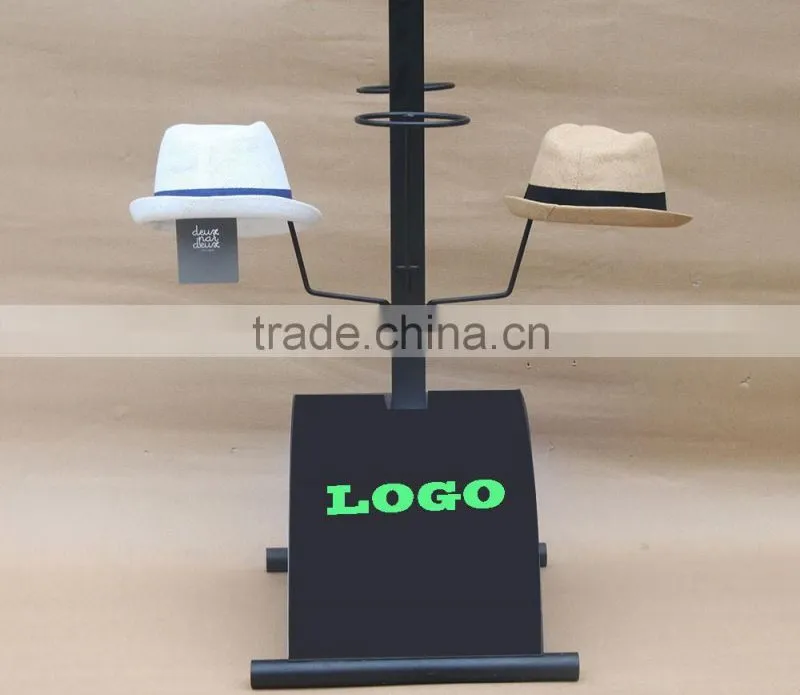 Floor Retail Wire motorcycle helmet hat display rack, safety helmet display rack