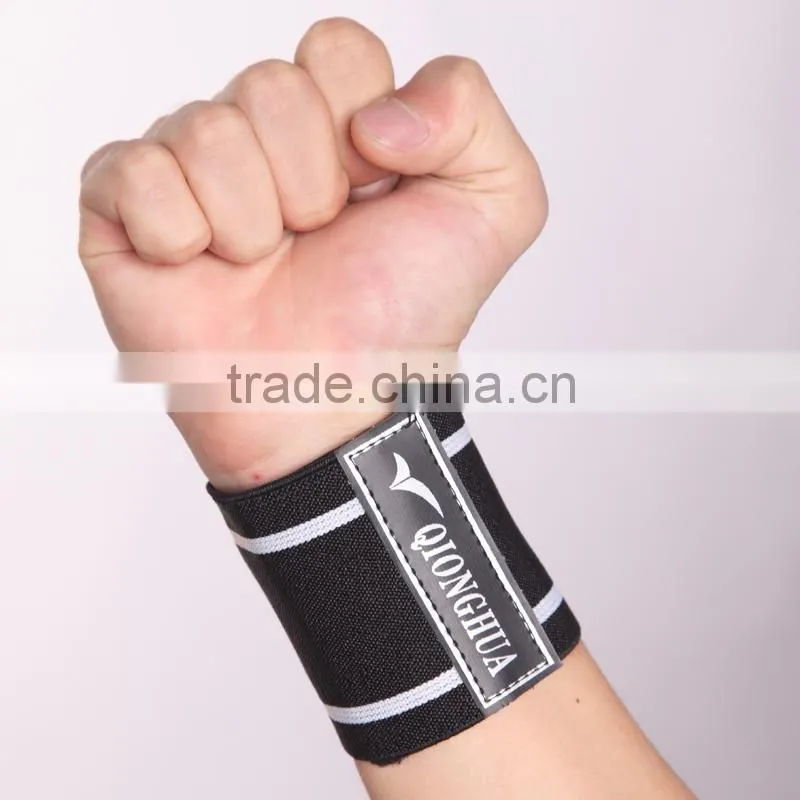 Elastic power lifting wrist wraps