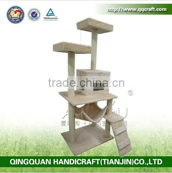 QQPET Wholesale Large Cat Trees ,Cat Scratching Tree, Cat Tree House