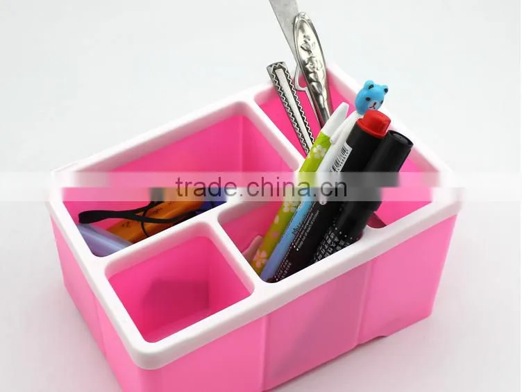 New design colorful multipurpose television air conditioner Remote Control Storage Box/ plastic storage box