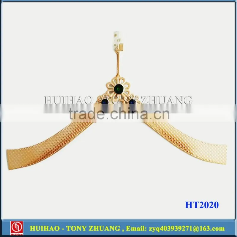 TPU gold metal plating decoration shoe strap HT2020B