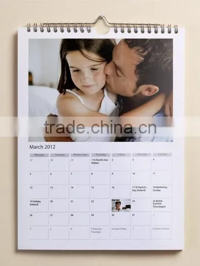 OEM plant professional Islamic wall calendar printing with best price