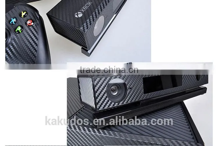 NEW 3D CARBON FIBER - Air Release vinyl decal faceplate mod kit by System Skins for Microsoft Xbox One Skin (XB1)