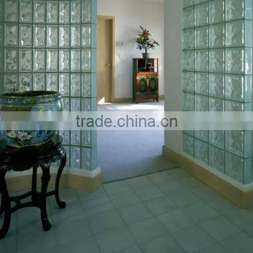 blue glass block