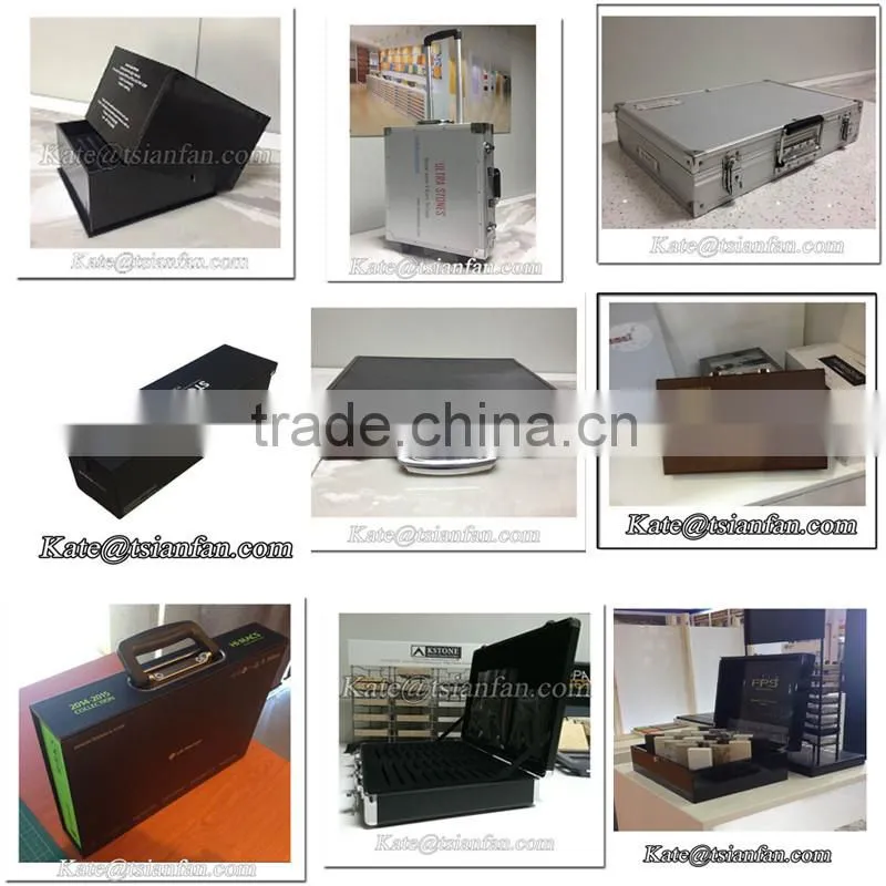 PX126 -- Customized quartz stone sample suitcases