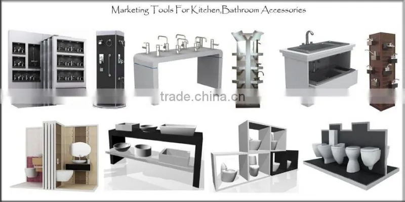 VM010 Toilet Ware Display stand for showroom