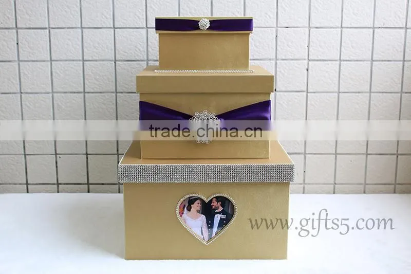 Excellent gold wedding keepsake box large wedding card boxes wedding card post box