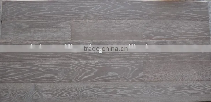 Dark Red Oak old looking Engineered real wood flooring