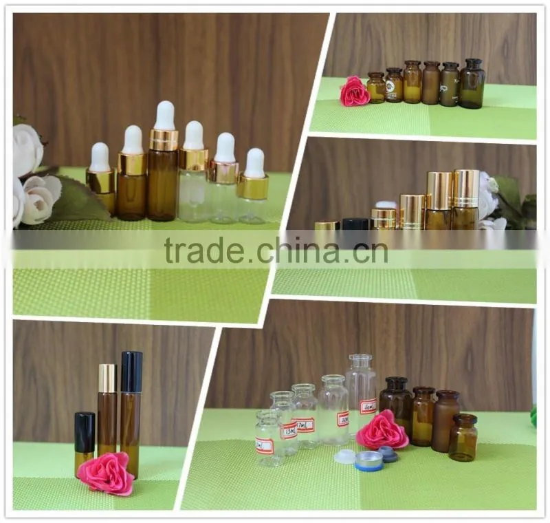 Brown glass chemical bottles for penicillin bottle with rubber stopper for pill bottle with flip top cap