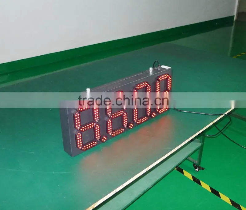 Outdoor gas led display