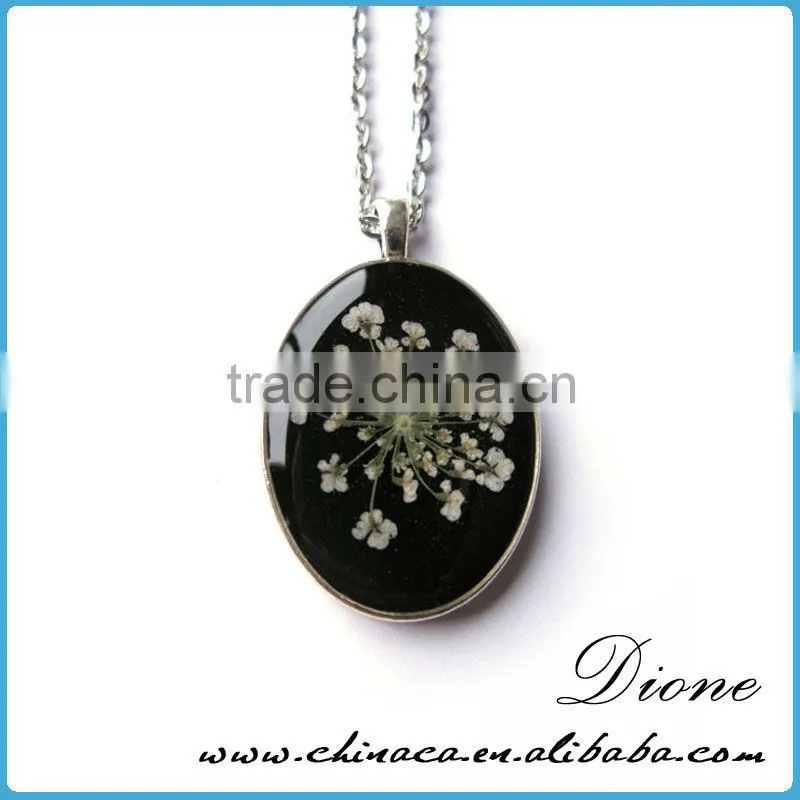 2015 New arrival !!! High quality fashion new design eco-friendly oval shape flat back real flower resin cabochon
