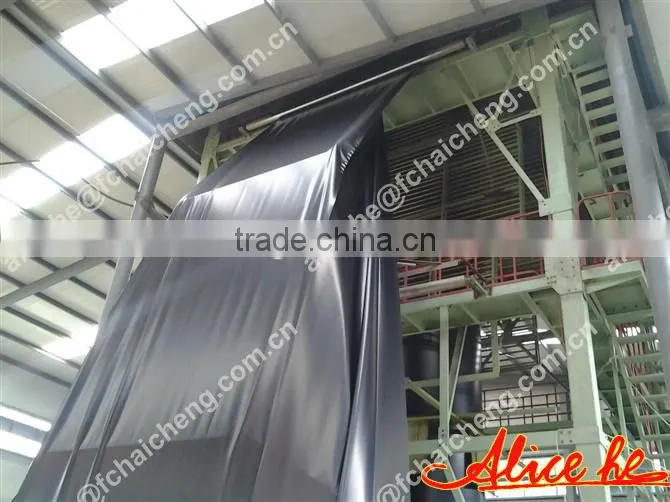 0.5mm 1mm thick hdpe geomenbrance agriculture black plastic film as pond liner