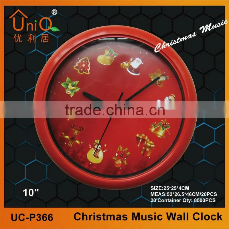 Plastic birds sounds wall clock