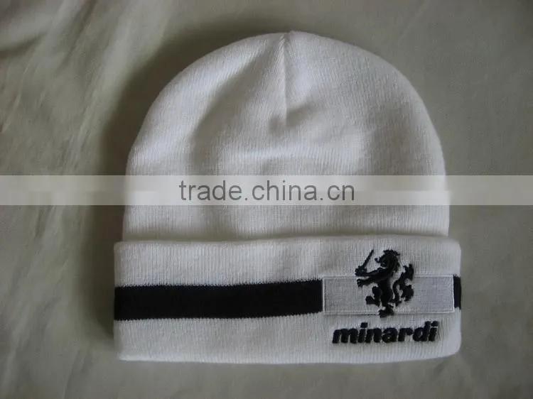 white softtextile wholesale knitted scarf beanie and glo