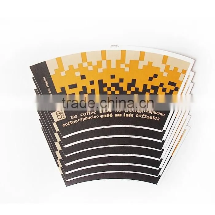 Hangzhou LvYang/GoBest Custom Printed Best Selling print paper cups for hot chocolate