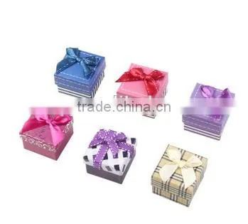 Hottest quality for the paper square paper jewelry ring box