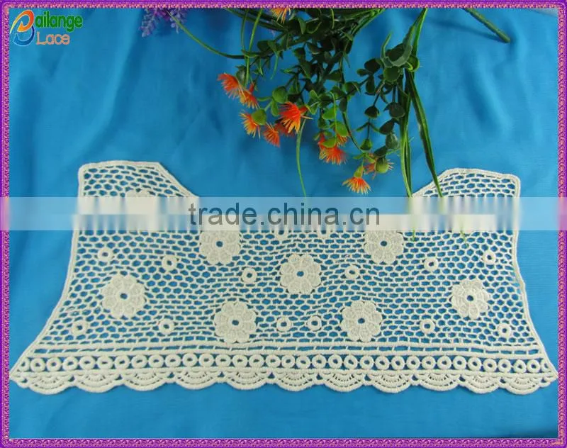 Dresses guipure lace Textile Embroidered machine embroidery lace collar for garment
