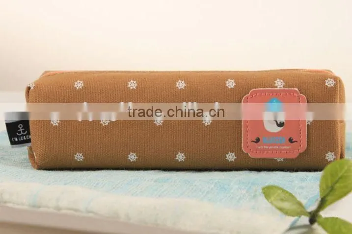 eco-friendly products custom canvas pencil case for kids