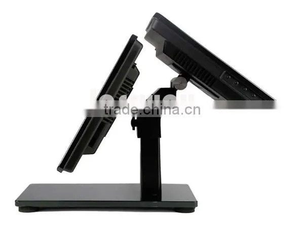 Windows XP double screen POS machine