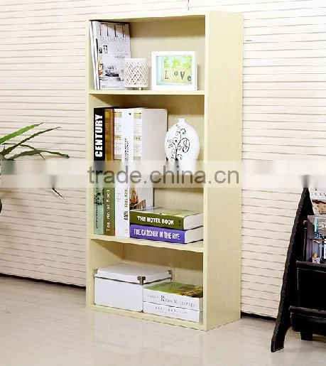 good quality best price walnut MDF bookcases/bookshelf