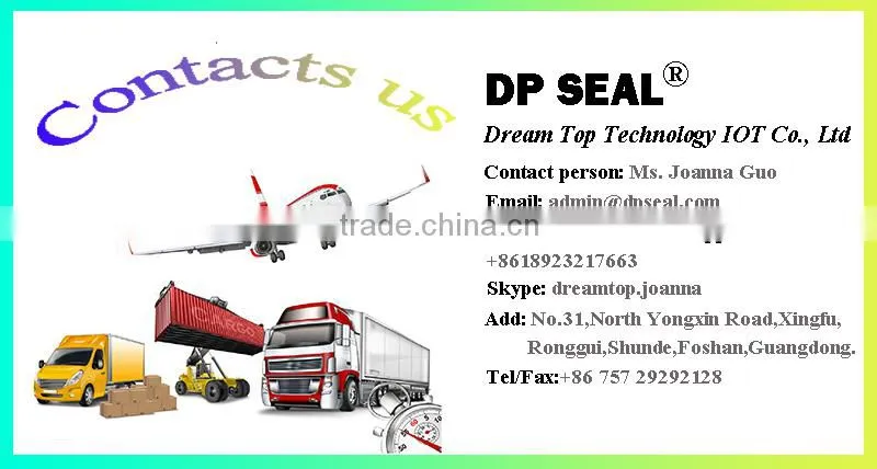 Big Flag Numbered Plastic Security Container Seals DP-420RL