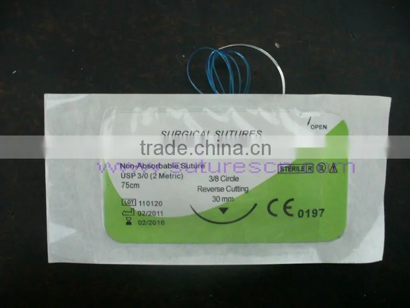 Surgical nylon thread with needle