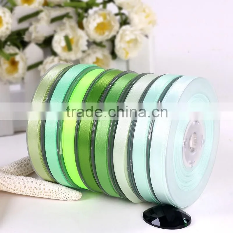 Latest style polyester double face satin ribbon